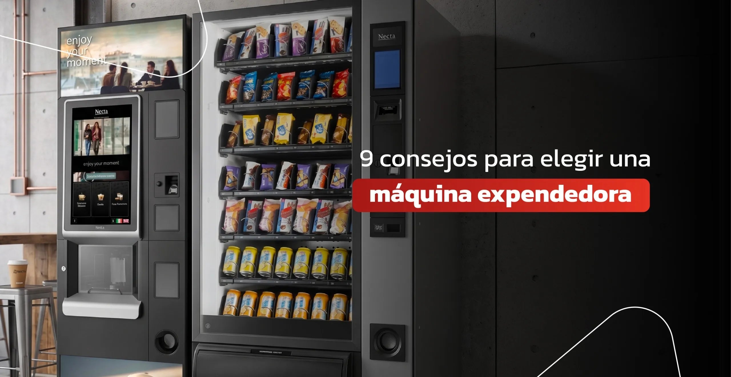 9 consejos para elegir una máquina expendedora