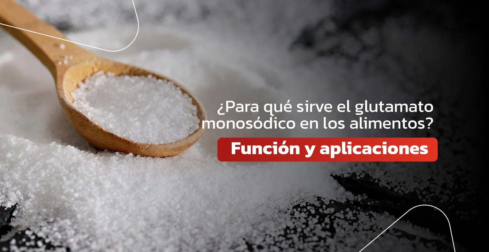 ¿Para qué sirve el glutamato monosódico en los alimentos? Función y aplicaciones