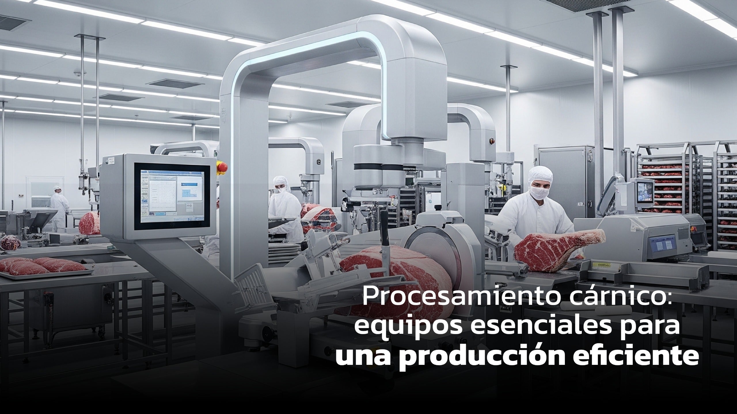 Procesamiento cárnico: equipos esenciales para una producción eficiente