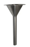 Embudo de acero inoxidable N° 12