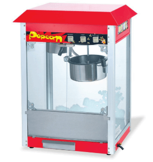 Crispetera roja 8OZ roja 1.3kw - OT-802