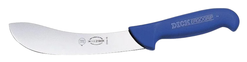Cuchillo desollador | Azul 18 cm
