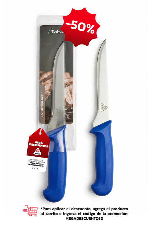 Cuchillo Deshuesador 6,5" Azul