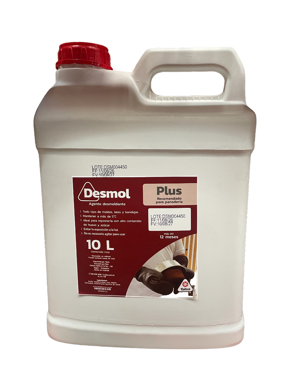 Aceite Desmol Plus x 10 Lts Lubricante Premium Grado Alimenticio