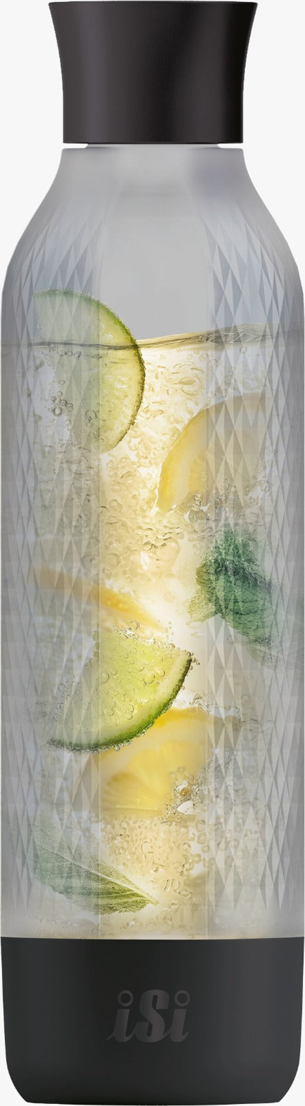 Botella Soda Twist Negro