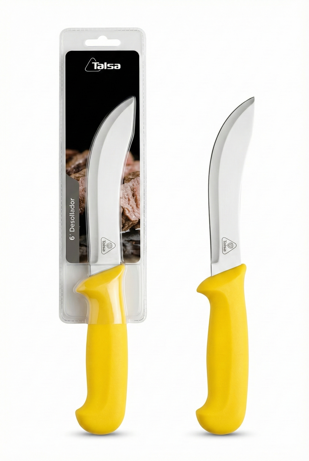 Cuchillo Desollador 6" Amarillo 25040063