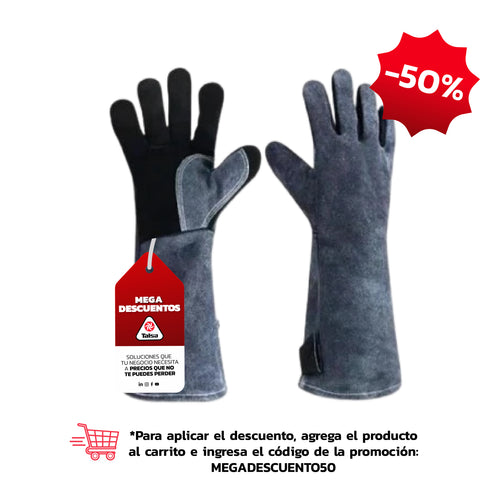 Guante de Carnaza - Largo 40 cm