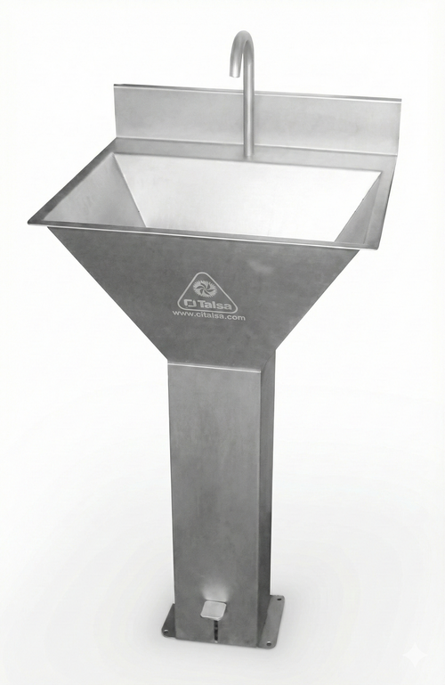 Lavamanos Eléctrico 1 Puesto Pedal Sencillo