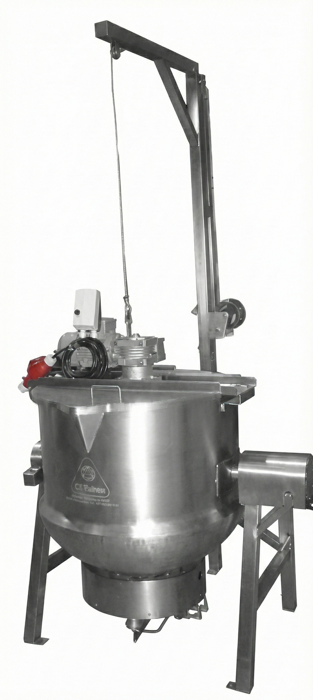 Marmita Volcable Gas Con Agitador MGA50