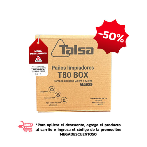 Paños Reutilizables Talsa T80 Box