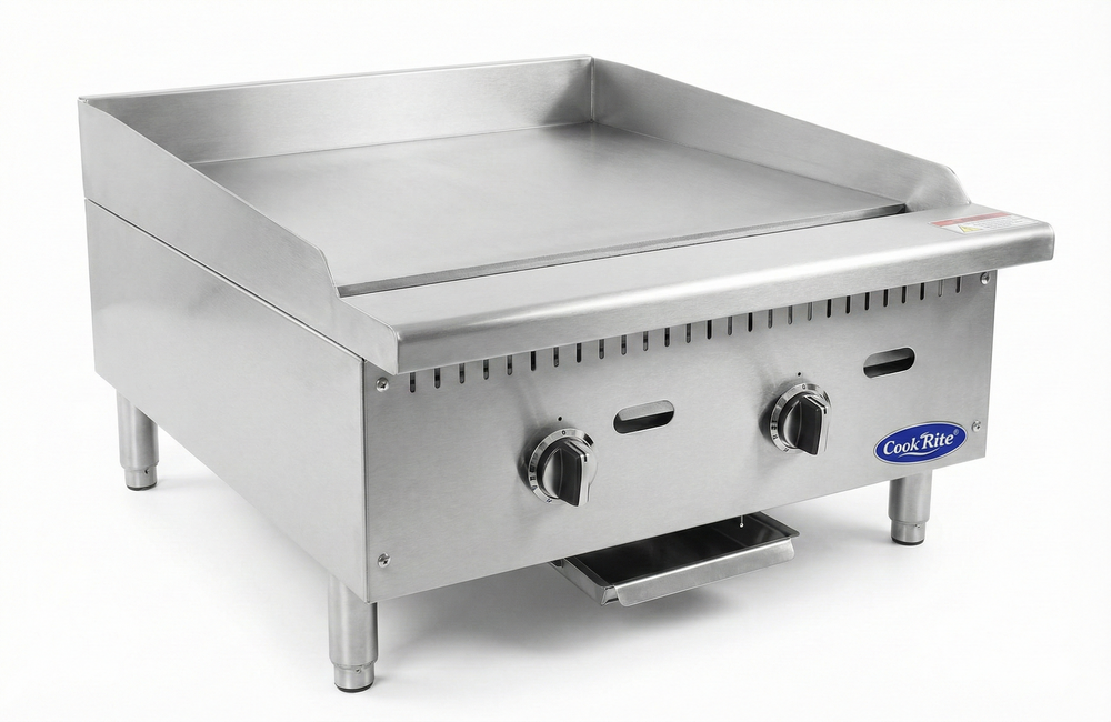 Plancha de Sobreponer a Gas 2 Quemadores