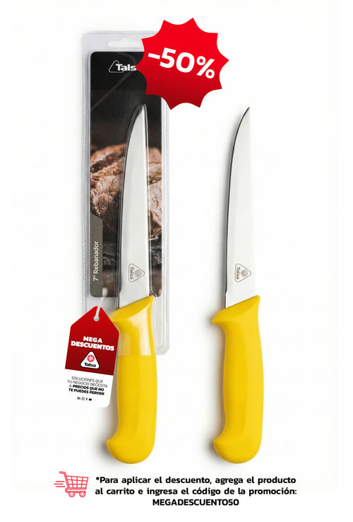 Cuchillo Rebanador 7" Amarillo
