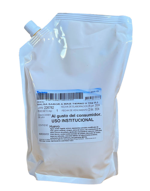Salsa de maíz tierno 1 kg