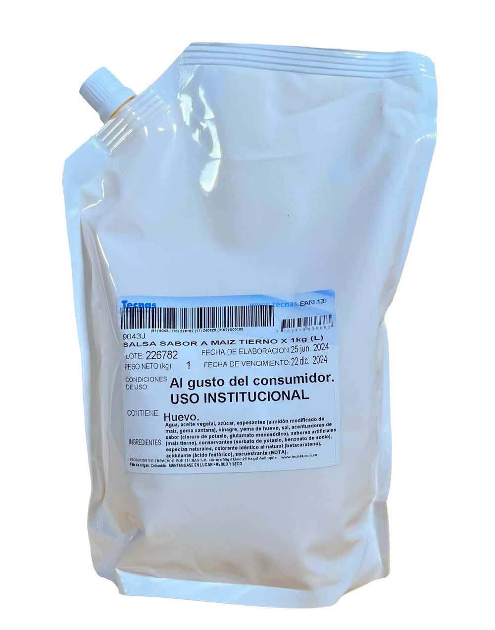 Salsa de maíz tierno 1 kg