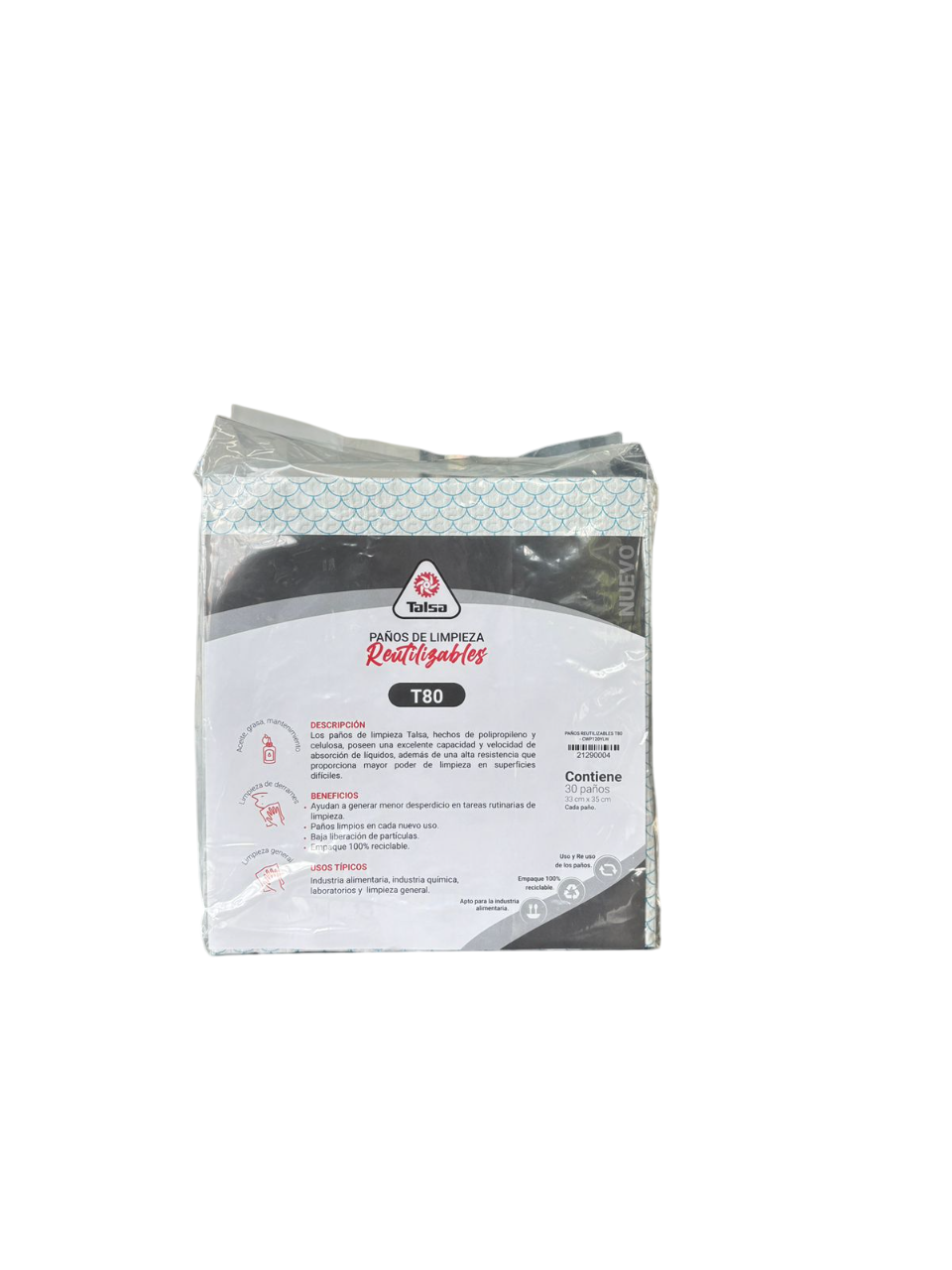 Paños reutilizables Talsa | T80