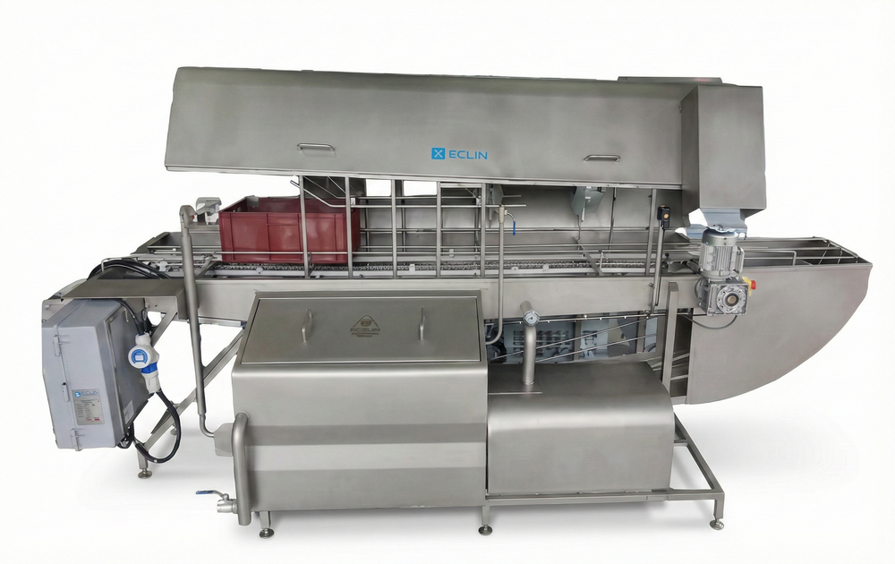 Túnel Lavado Canastas Vapor