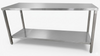 Mesa Acero inoxidable 1800X600X850H Con Entrepaño