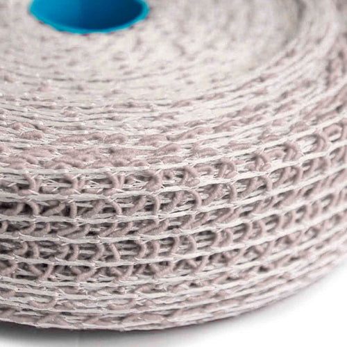 Malla elástica para jamón blanca roja 20SR | 50 metros